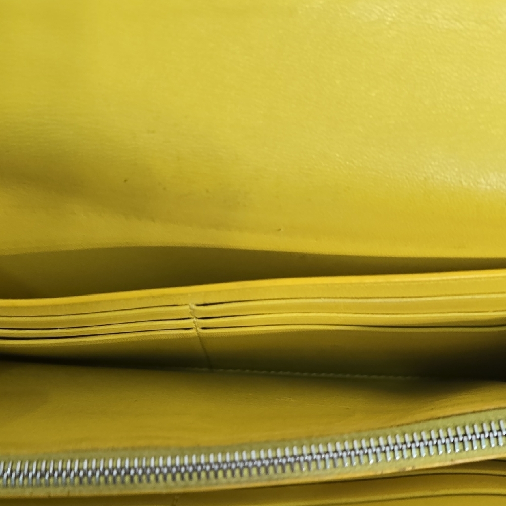 Celine Leather Bicolor Continental Wallet - Picture 5 of 14